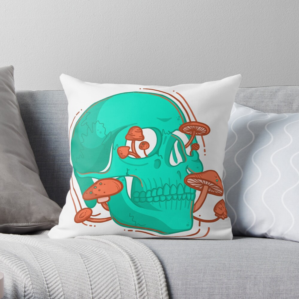 skull pillow